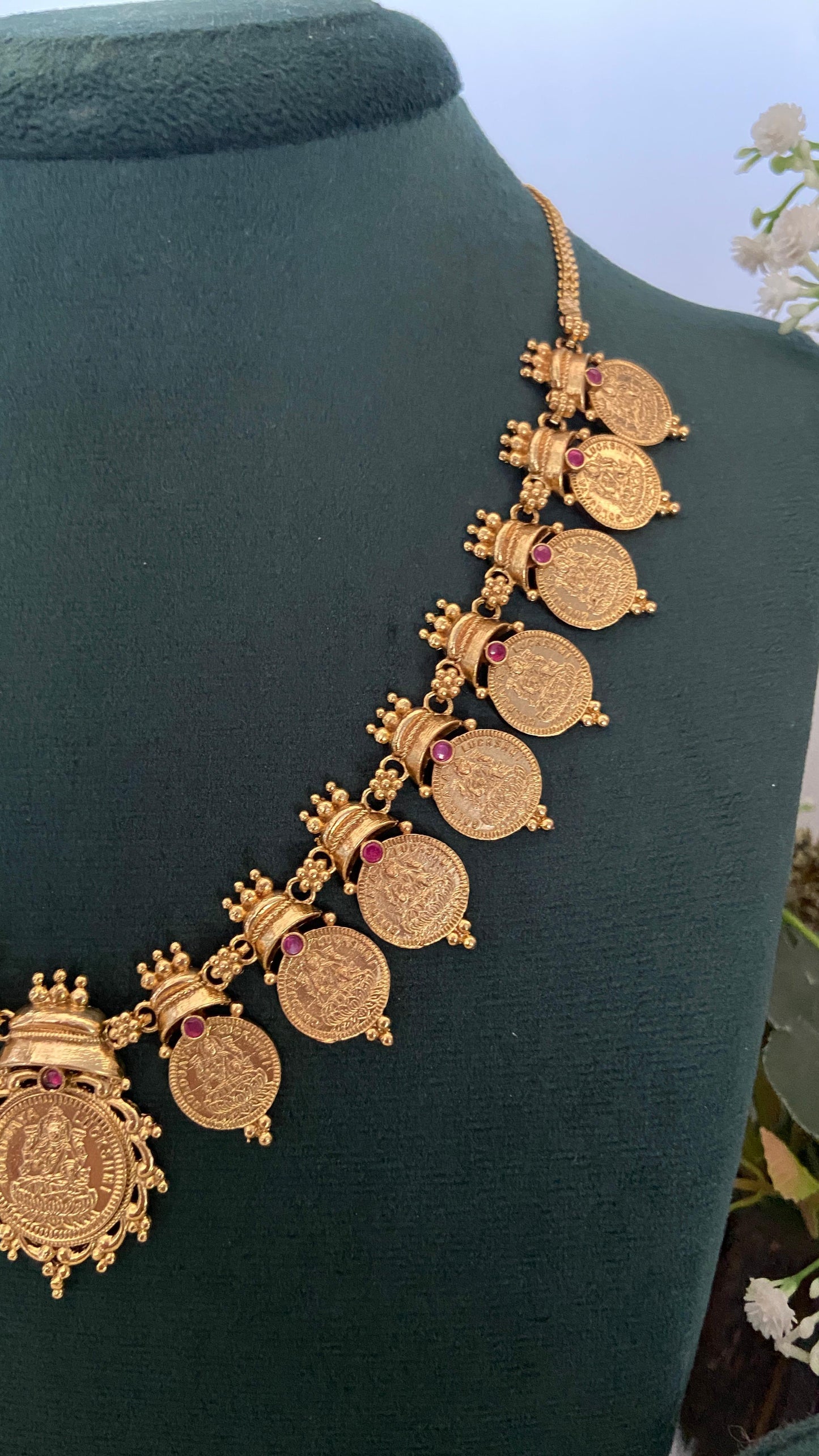 Antique Lakshmi Coin Necklace