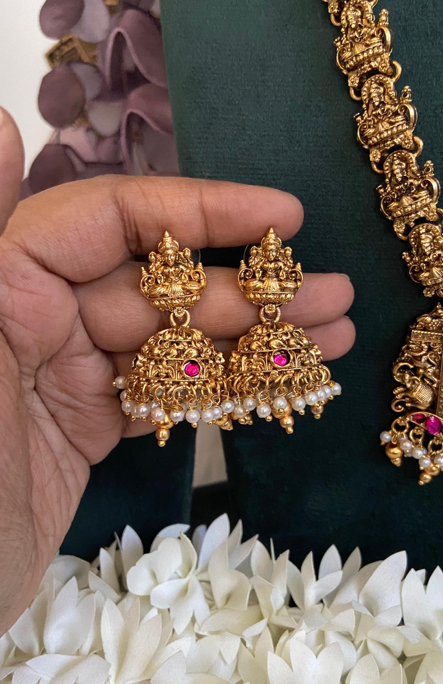 Antique Lakshmi Long Haram