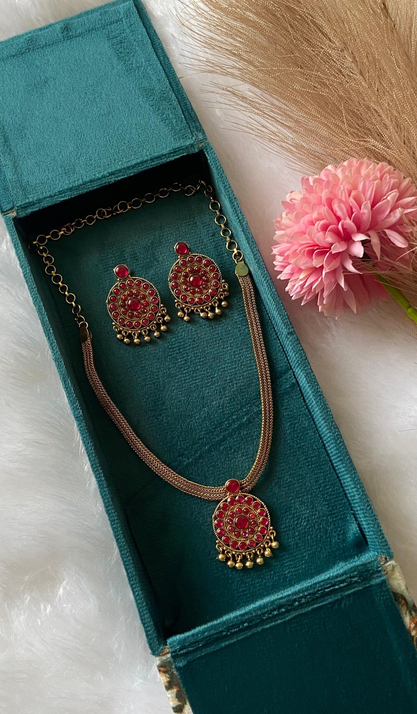 Heritage Pathakam Attigai Necklace Set