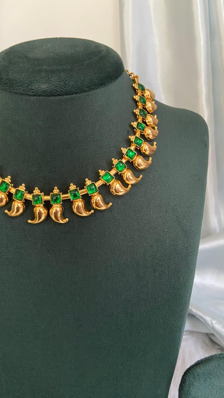 Emerald Mango Necklace