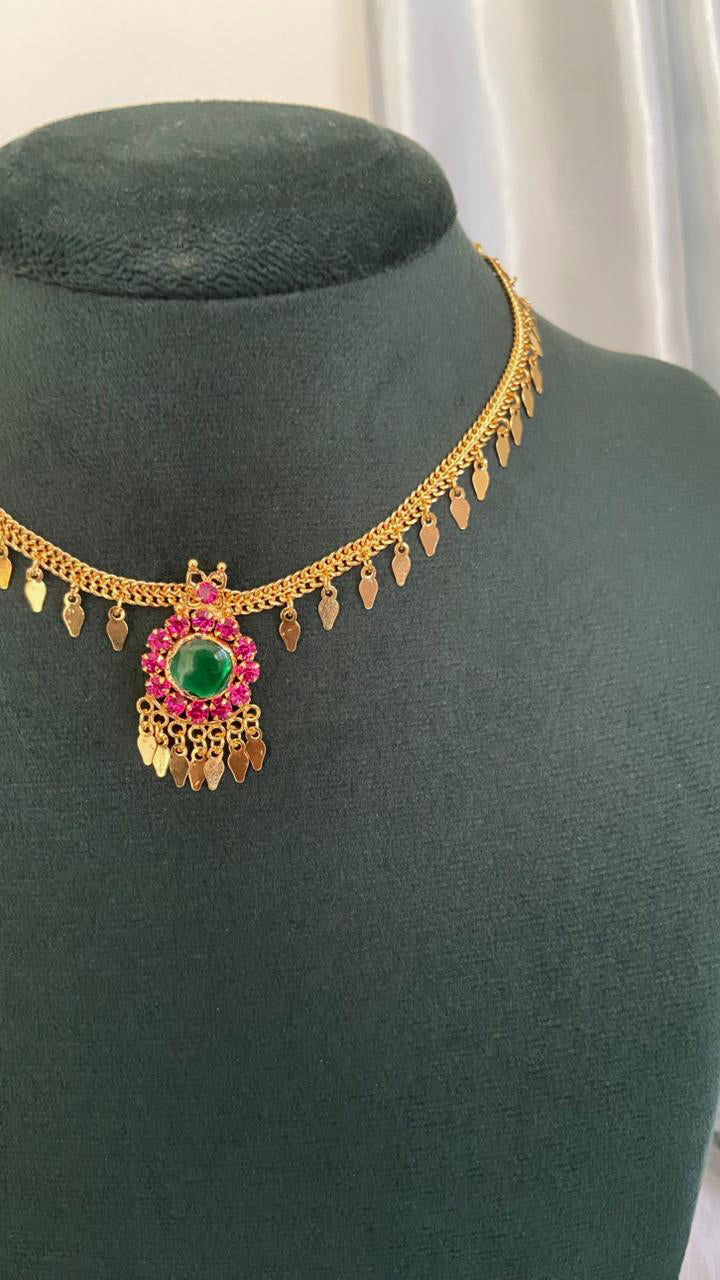 Simple Palakka Elakathali Necklace