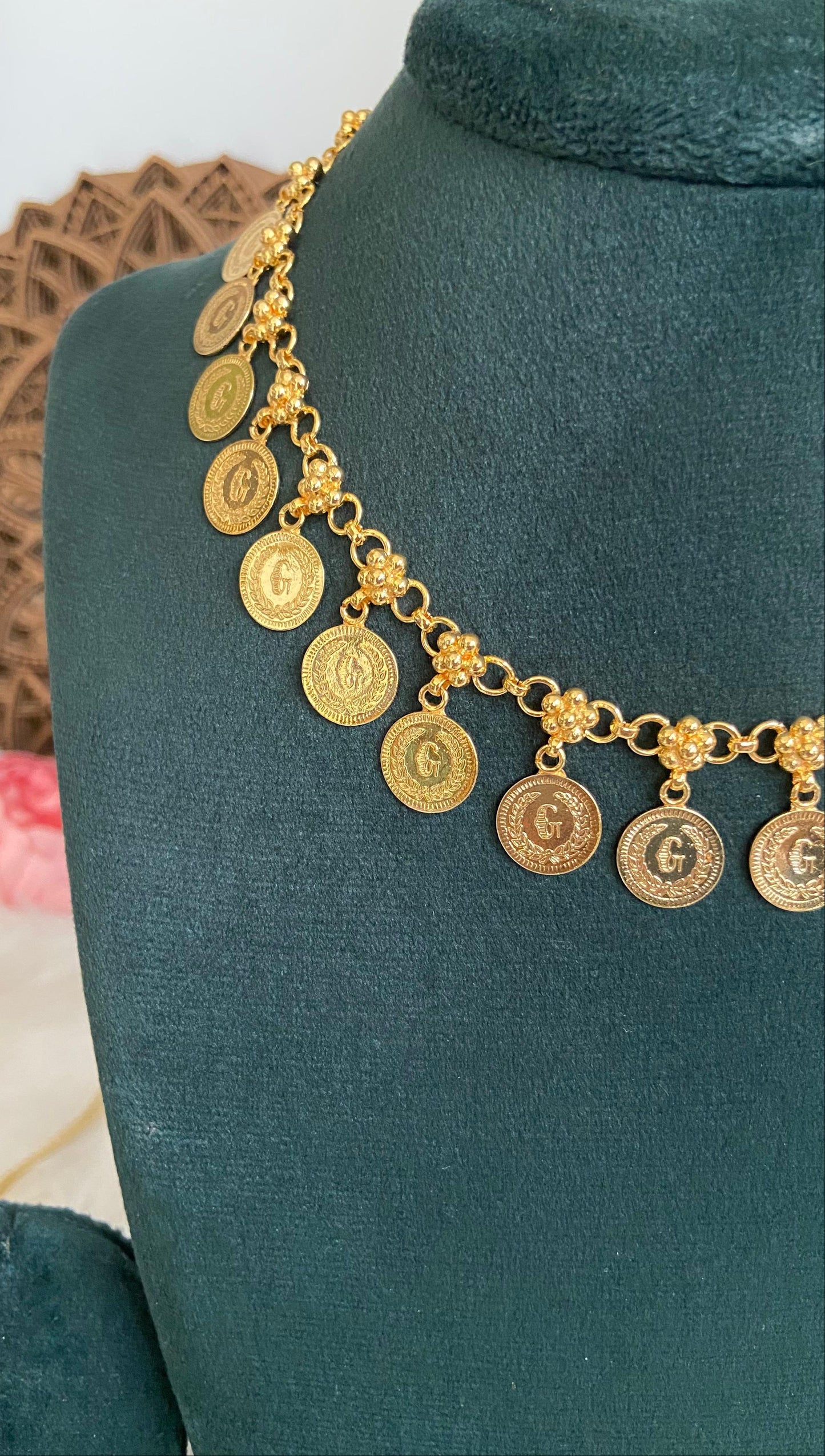 Regal Charm Non Idol Coin Necklace