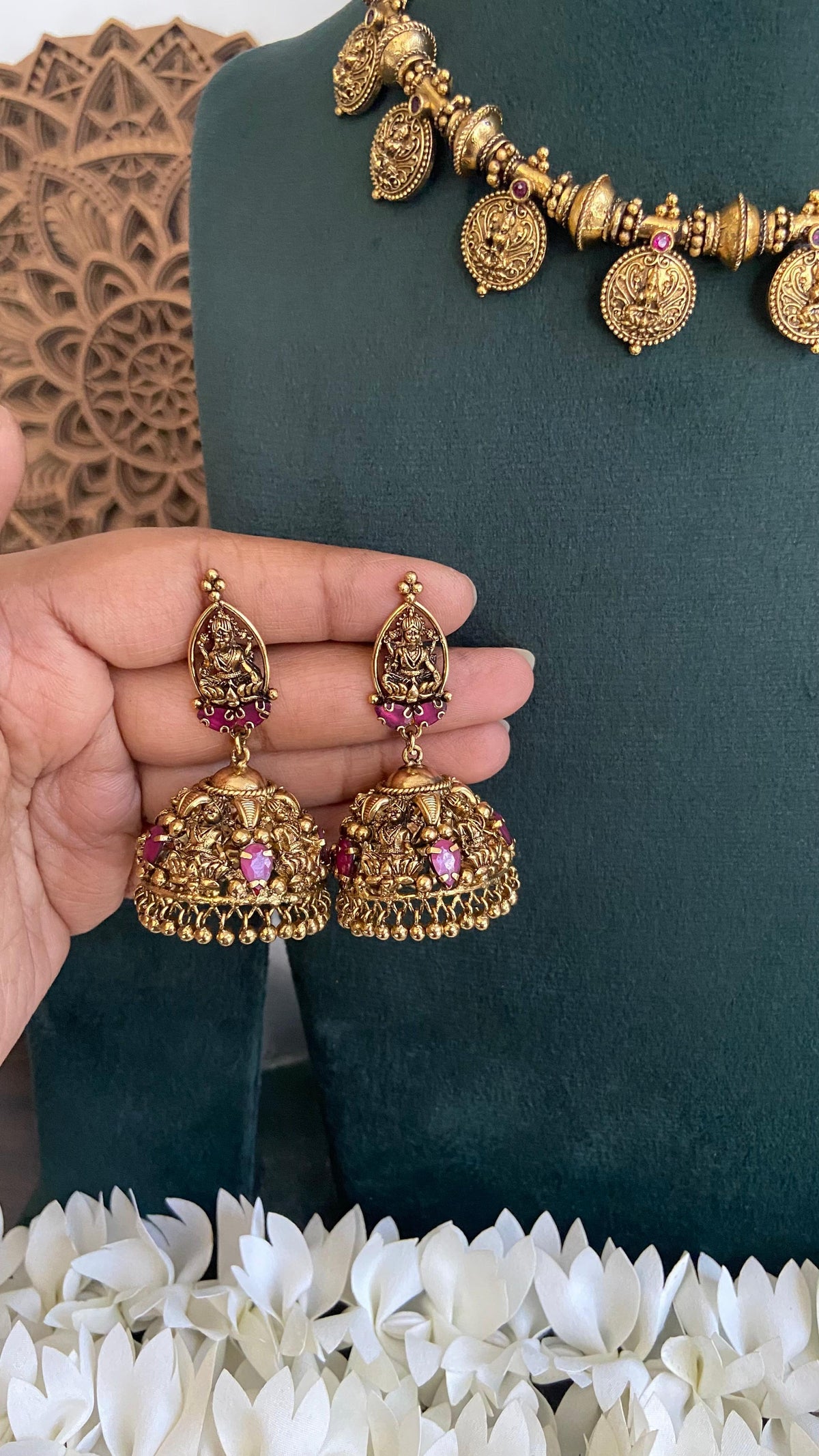 Bhama Antique Necklace Set