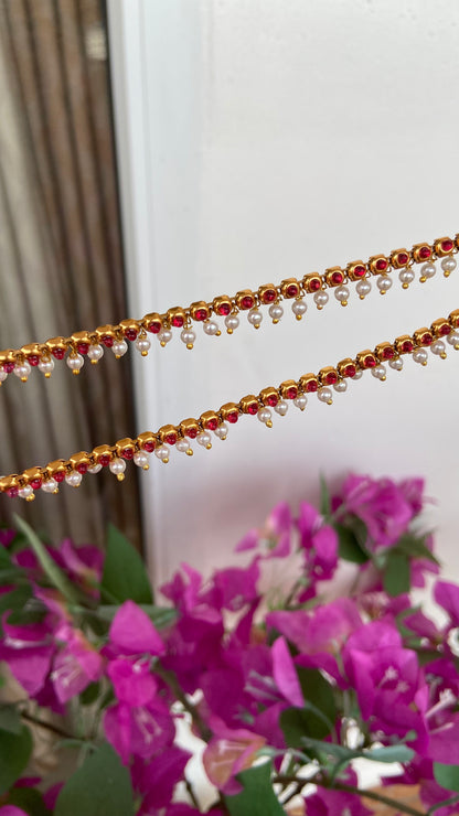 Pearl Drop Anklet