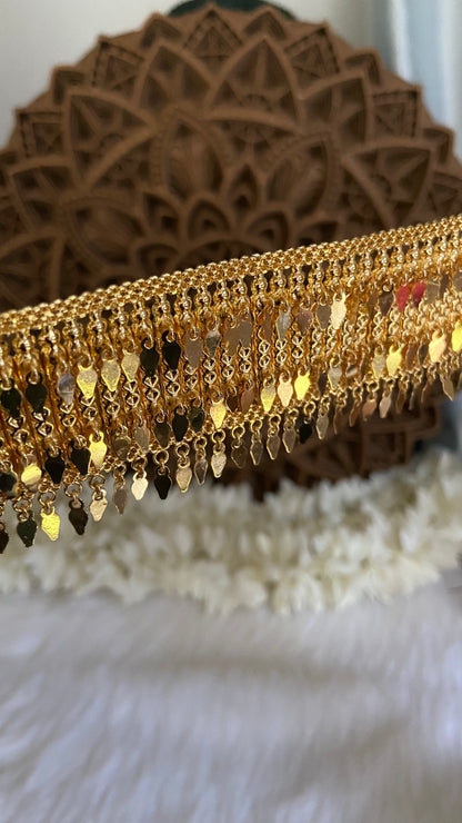 Gold Plated 3 Line Elakathali
