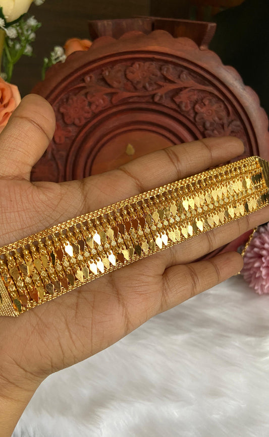 Gold Plated 2 Line Elakathali