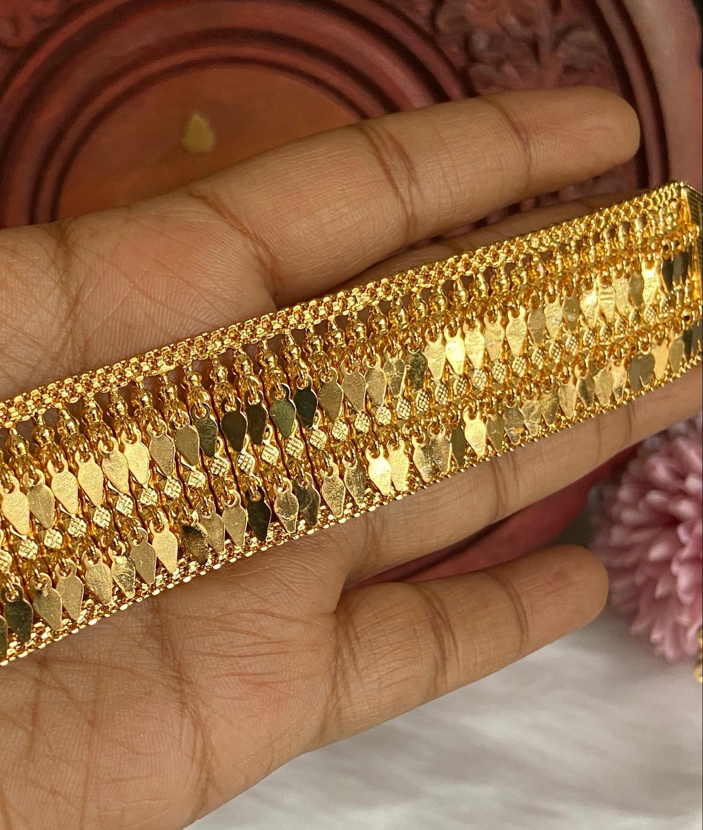 Gold Plated 2 Line Elakathali