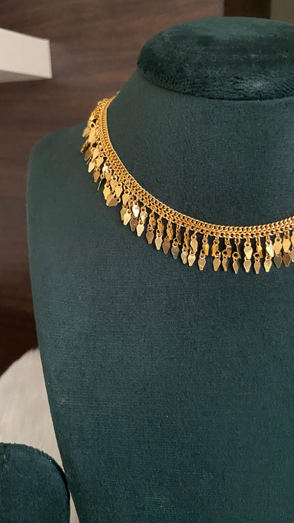 Double Layer Elakathali Hanging Necklace
