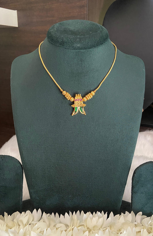 Palakka Puli Nagam Pendant Necklace