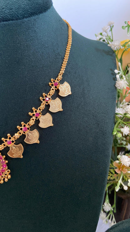 5 + 5 Lakshmi Necklace with Earrings