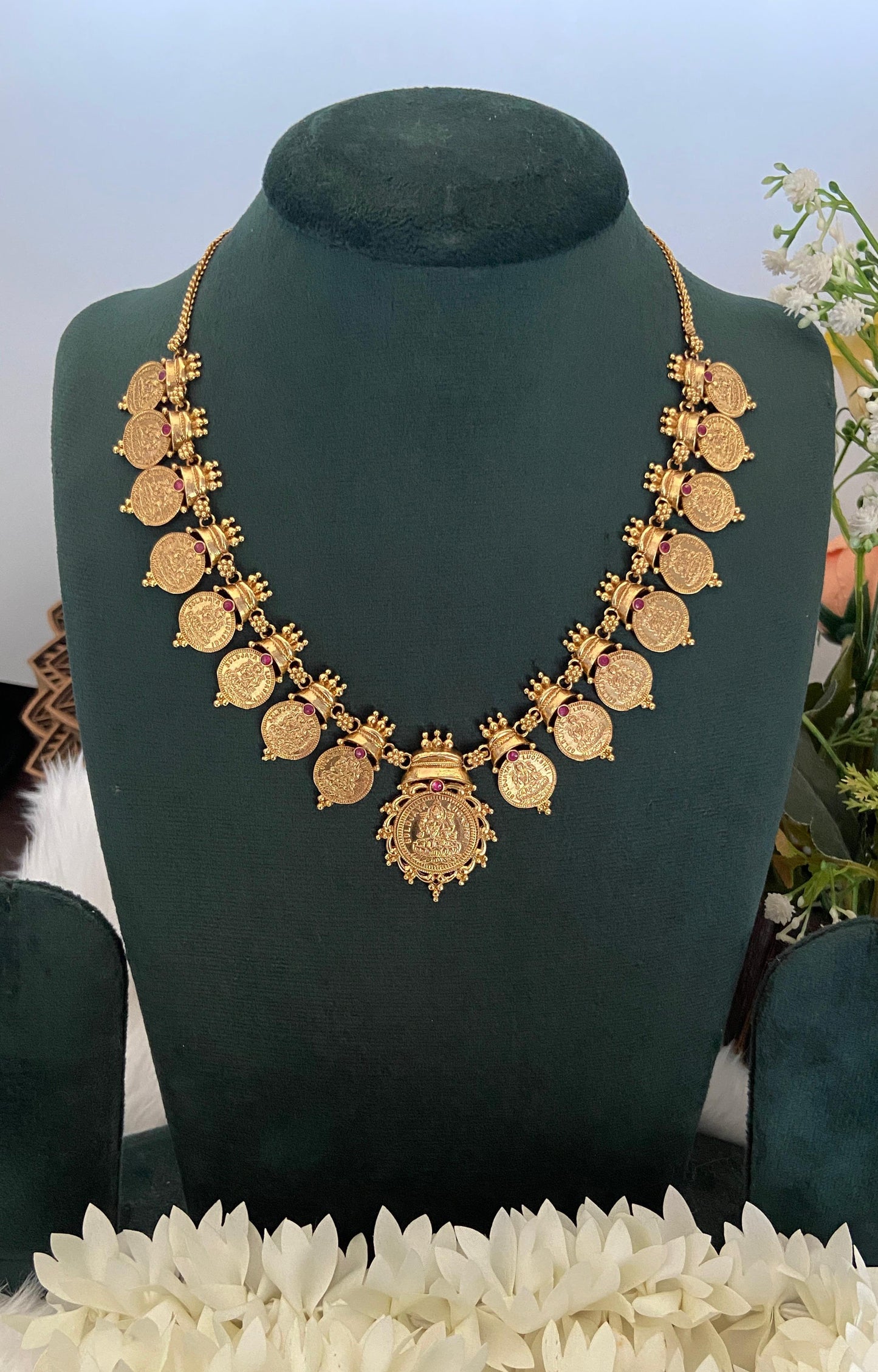 Antique Lakshmi Coin Necklace