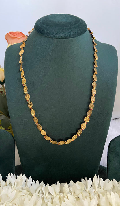 Flower Coin 8 Pidi Necklace