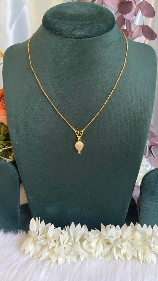 Diamond Thali with Chain