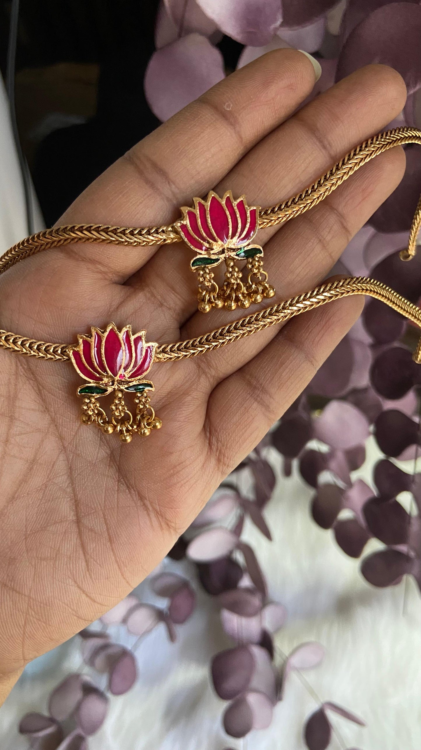 Lotus Anklet