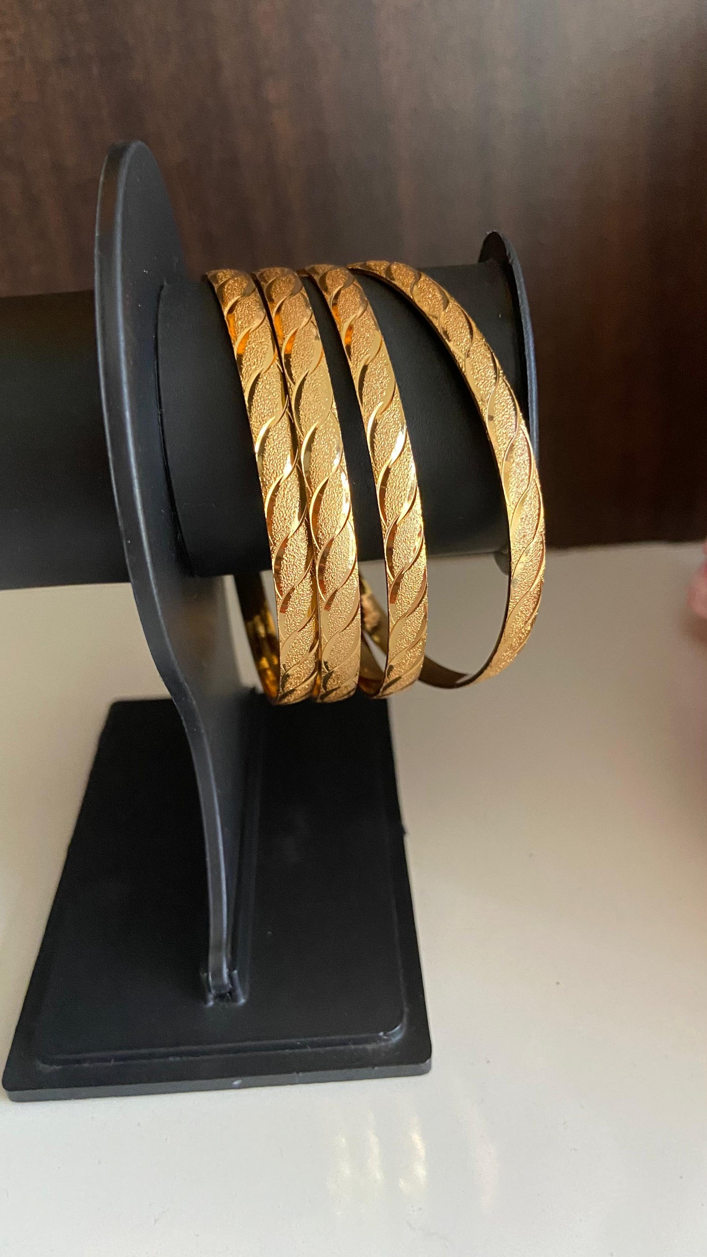 Diksha Golden Bangle Set