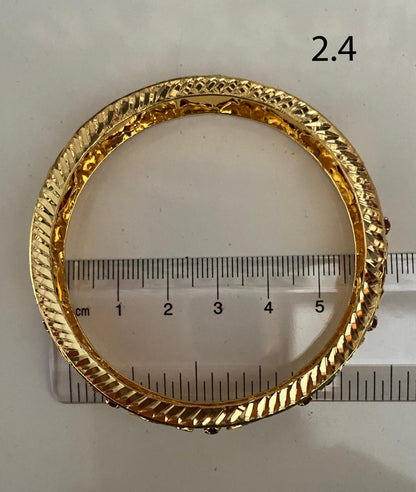 Gold Plated Nagapadam Bangle