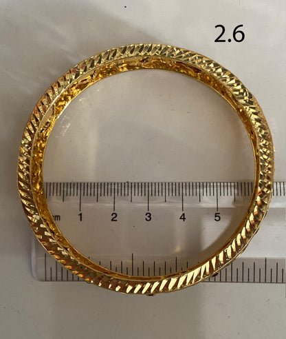 Gold Plated Mango Palakka Bangle