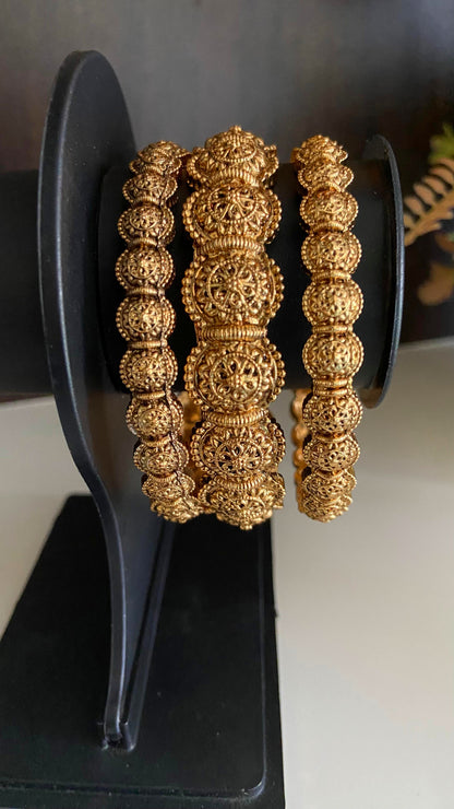 Antique 3 Piece Bangle Set