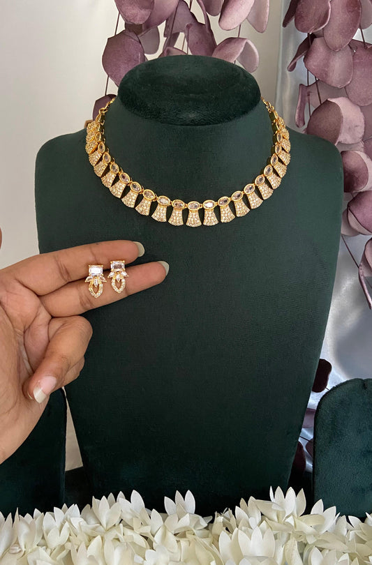 Gia Diamond Look Alike Necklace Set