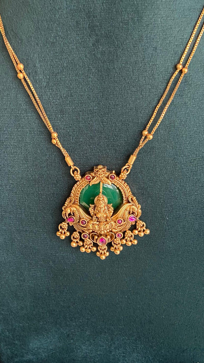 Antique Palakka Lakshmi Necklace Set