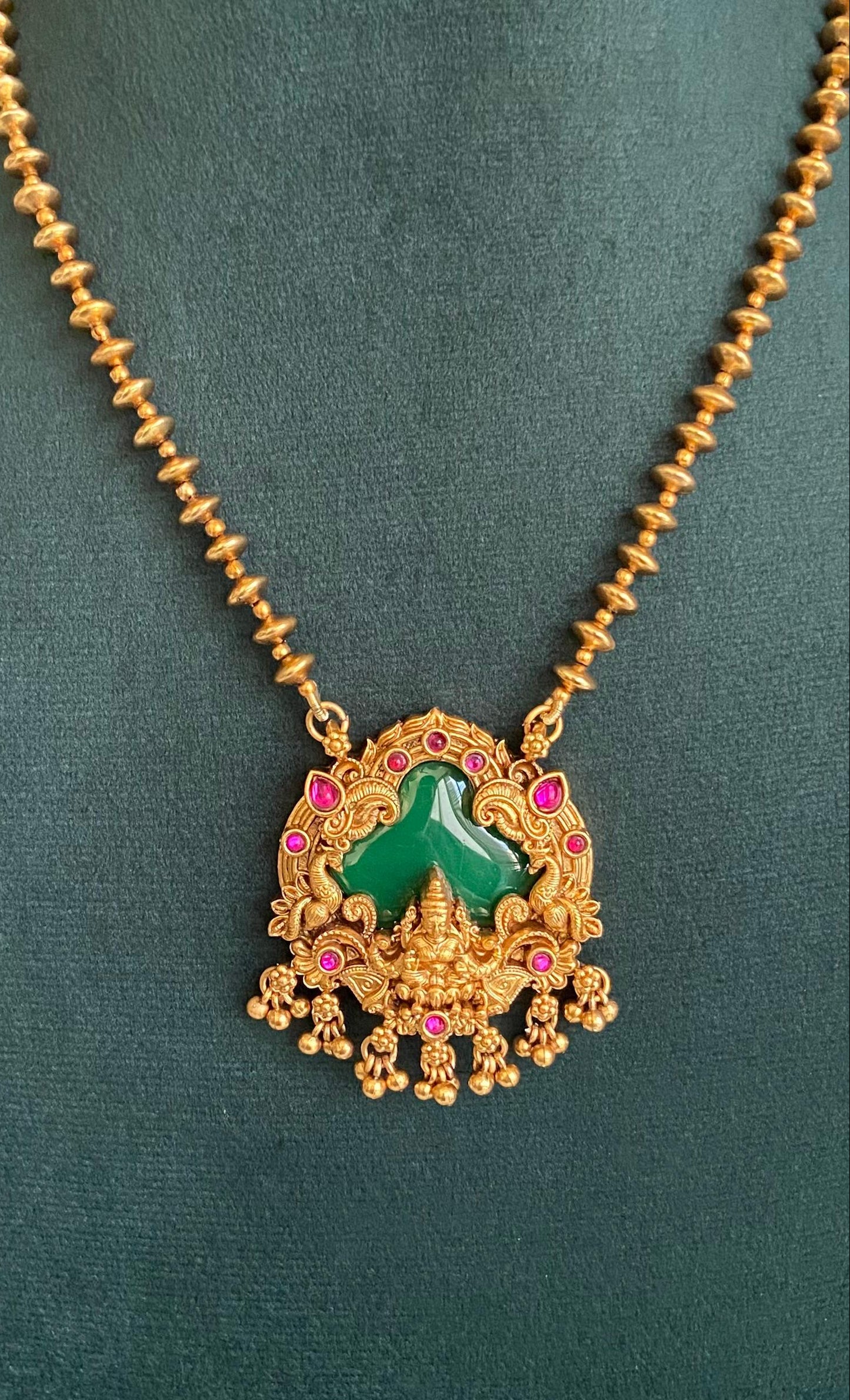 Antique Palakka Lakshmi Necklace Set