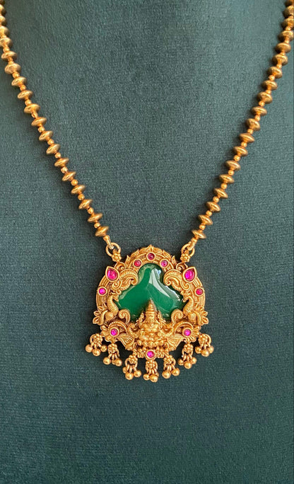 Antique Palakka Lakshmi Necklace Set