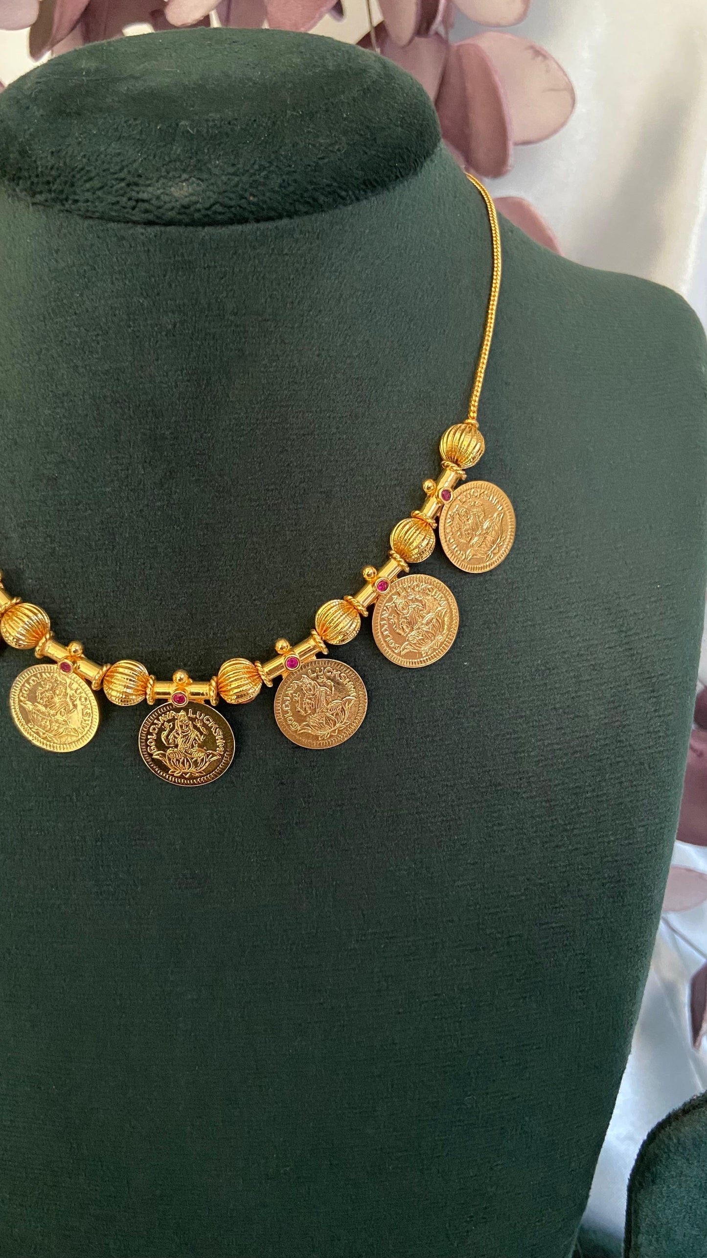 Raga Lakshmi Coin Necklace