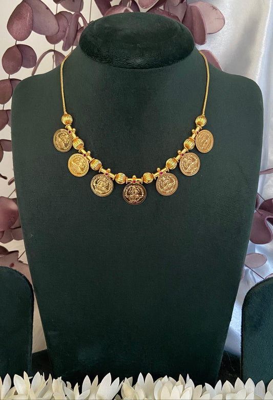 Raga Lakshmi Coin Necklace