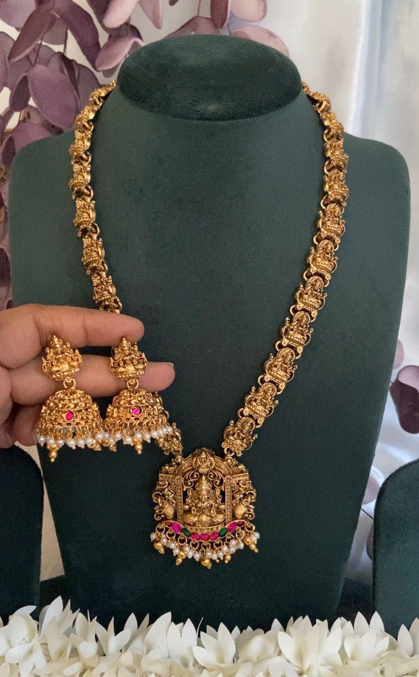 Antique Lakshmi Long Haram