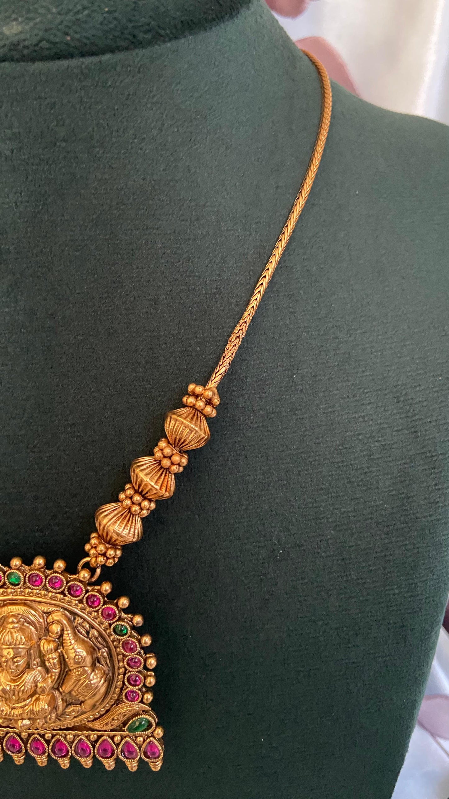 Sri Lakshmi Temple Necklace Set