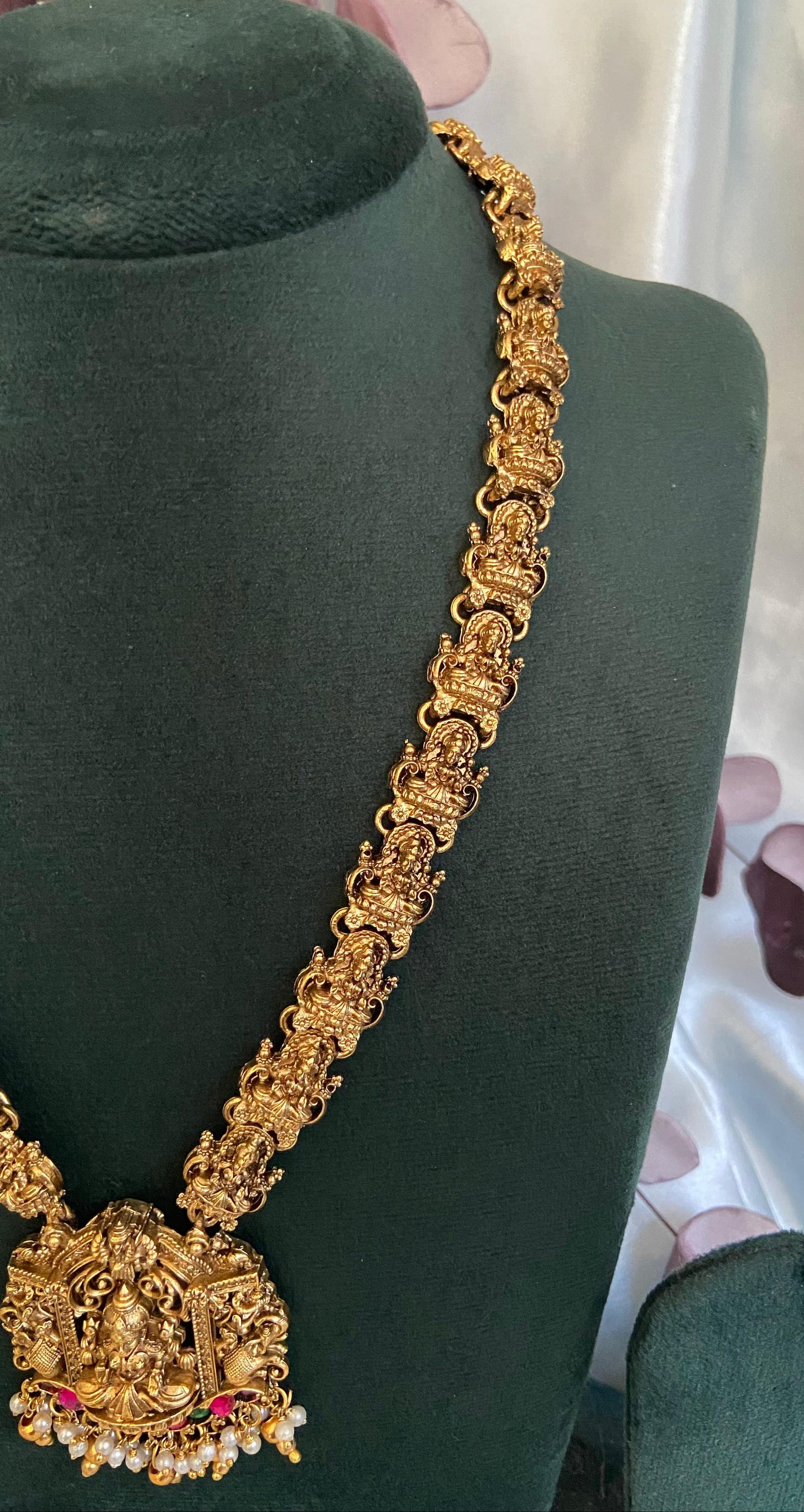 Antique Lakshmi Long Haram