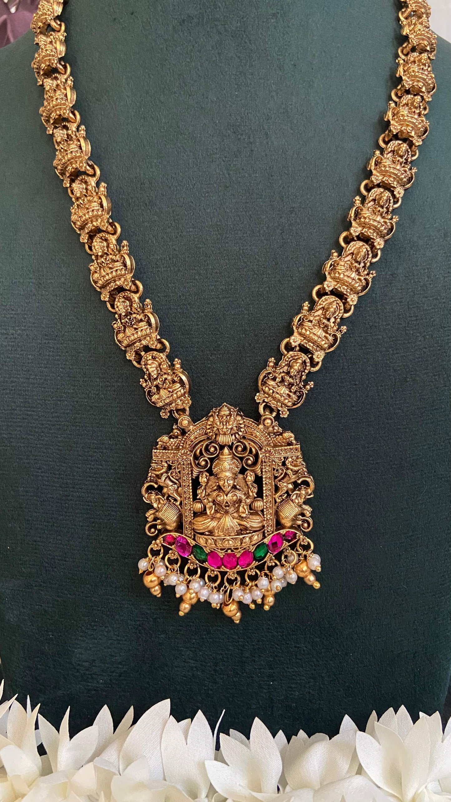 Antique Lakshmi Long Haram