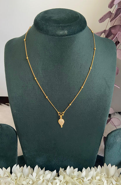Sindhu Krishna Inspired Diamond Thali with Chain