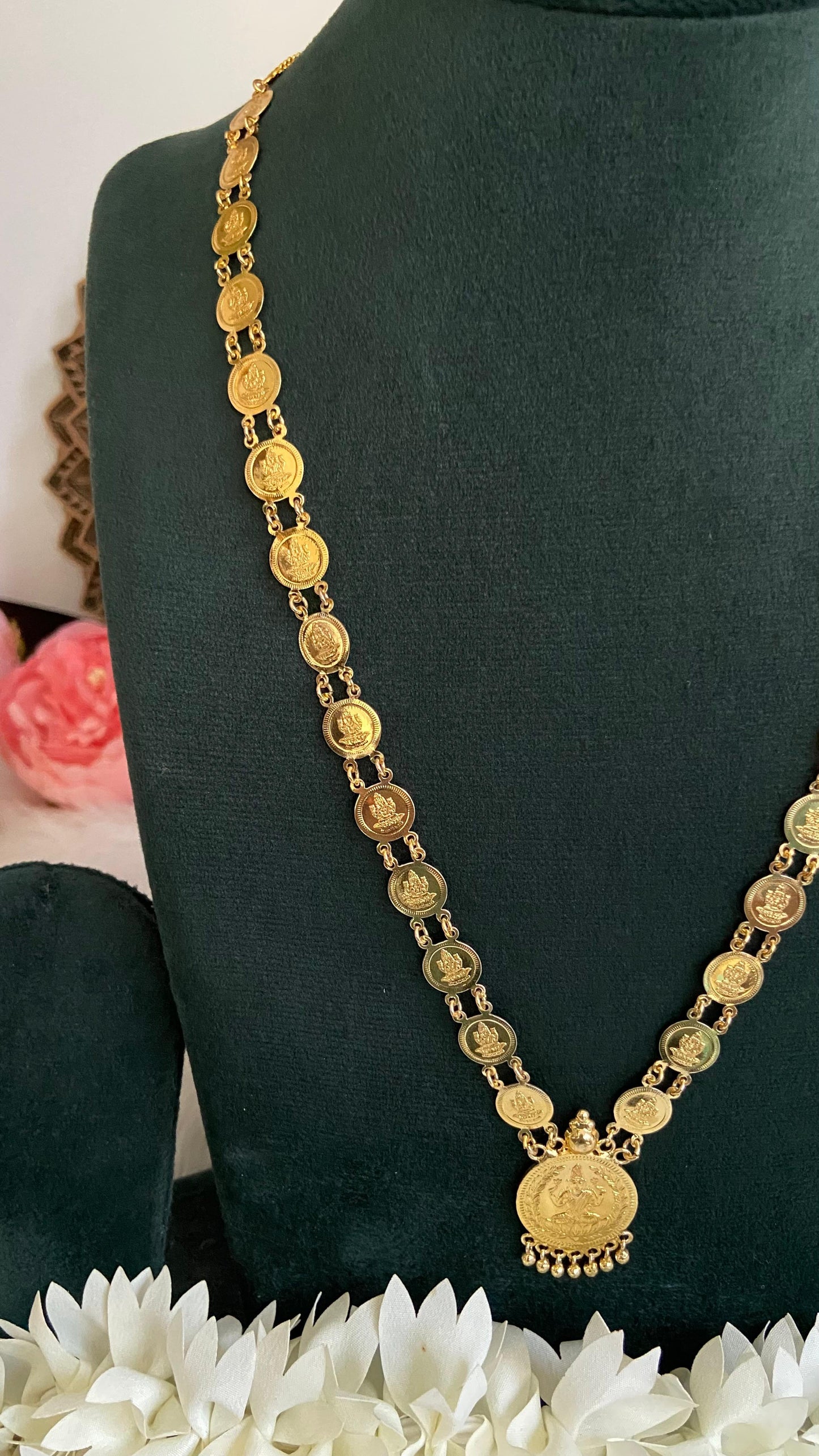 Traditional Coin Haram with Pendant