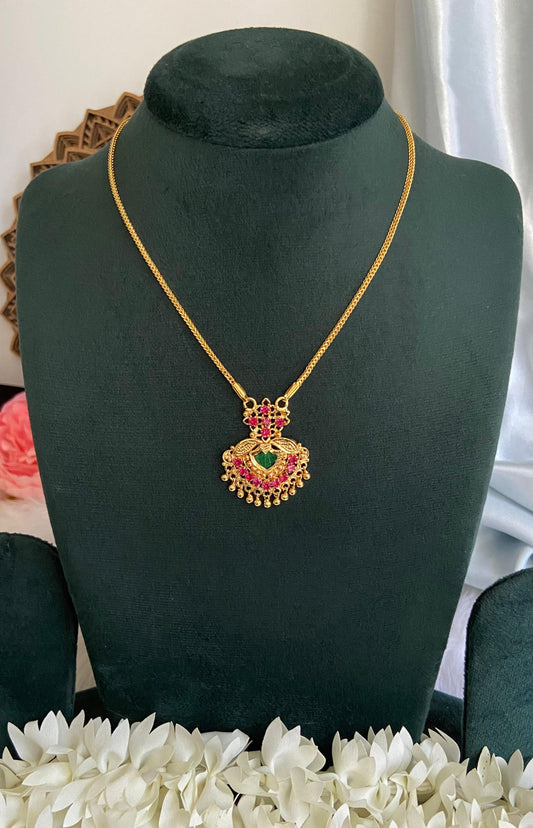 Simple Palakka Pathakam Pendant Chain