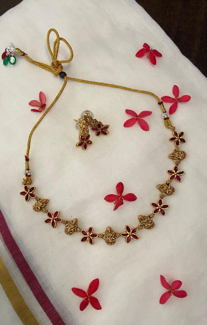 Lakshmi Chethi Mala Necklace Set