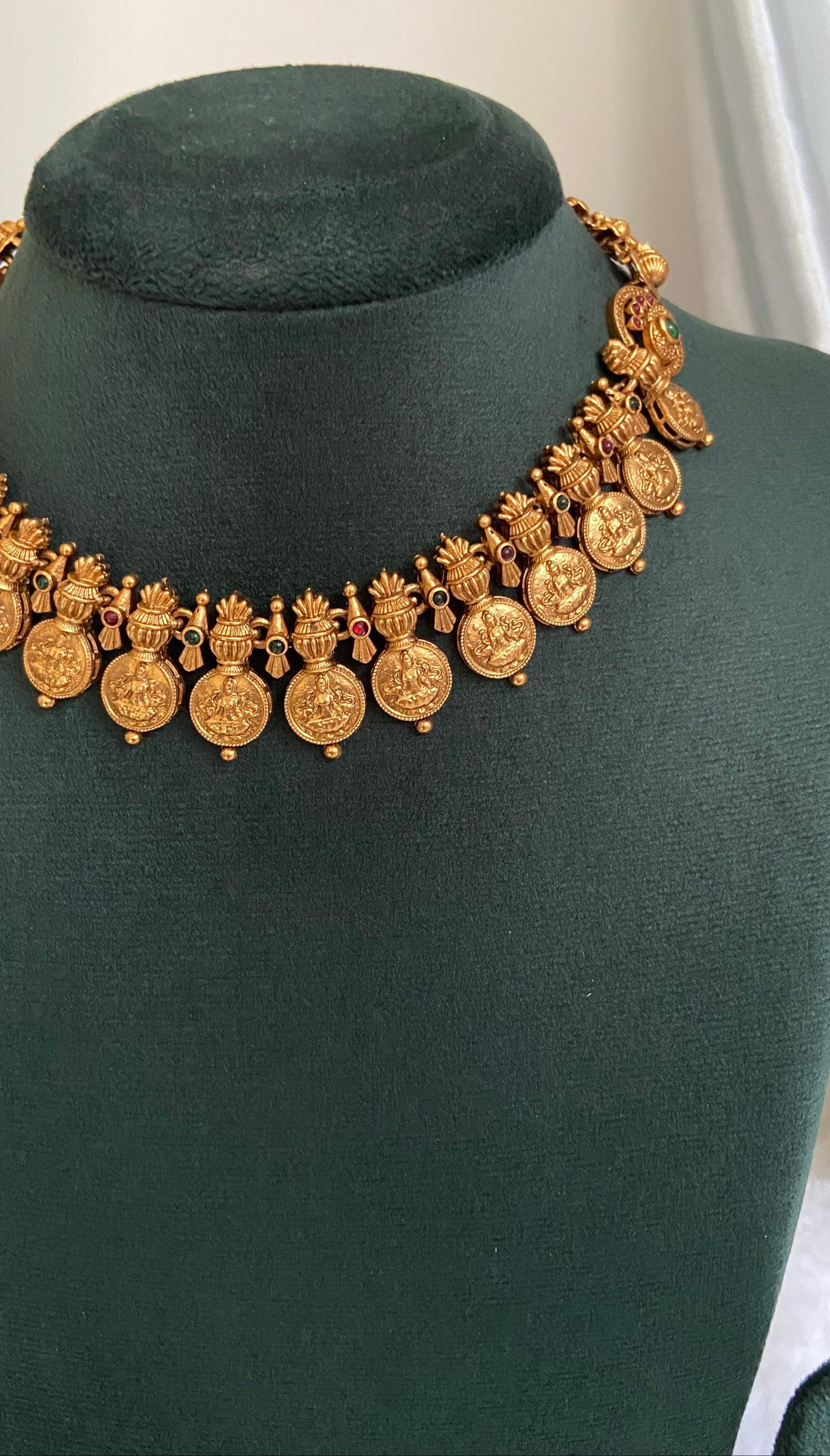 Temple Coin Necklace Set