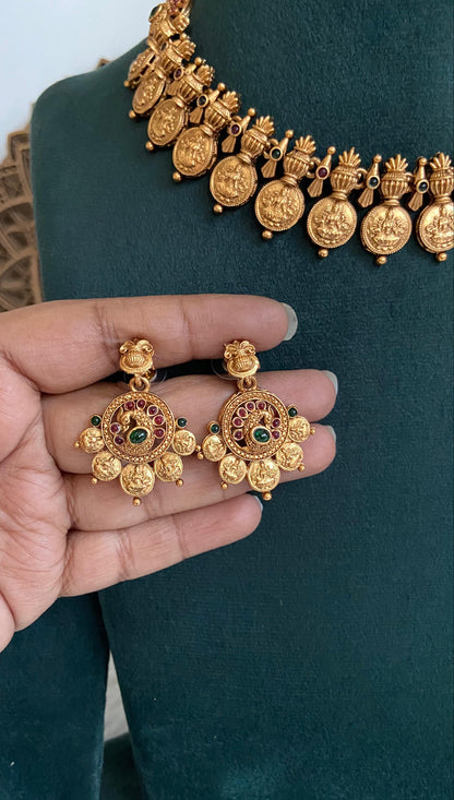 Temple Coin Necklace Set