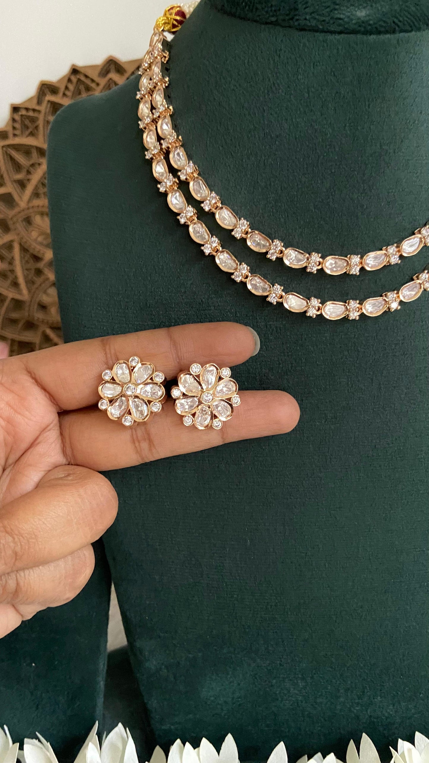 Sitara Double Layer Kundan Set