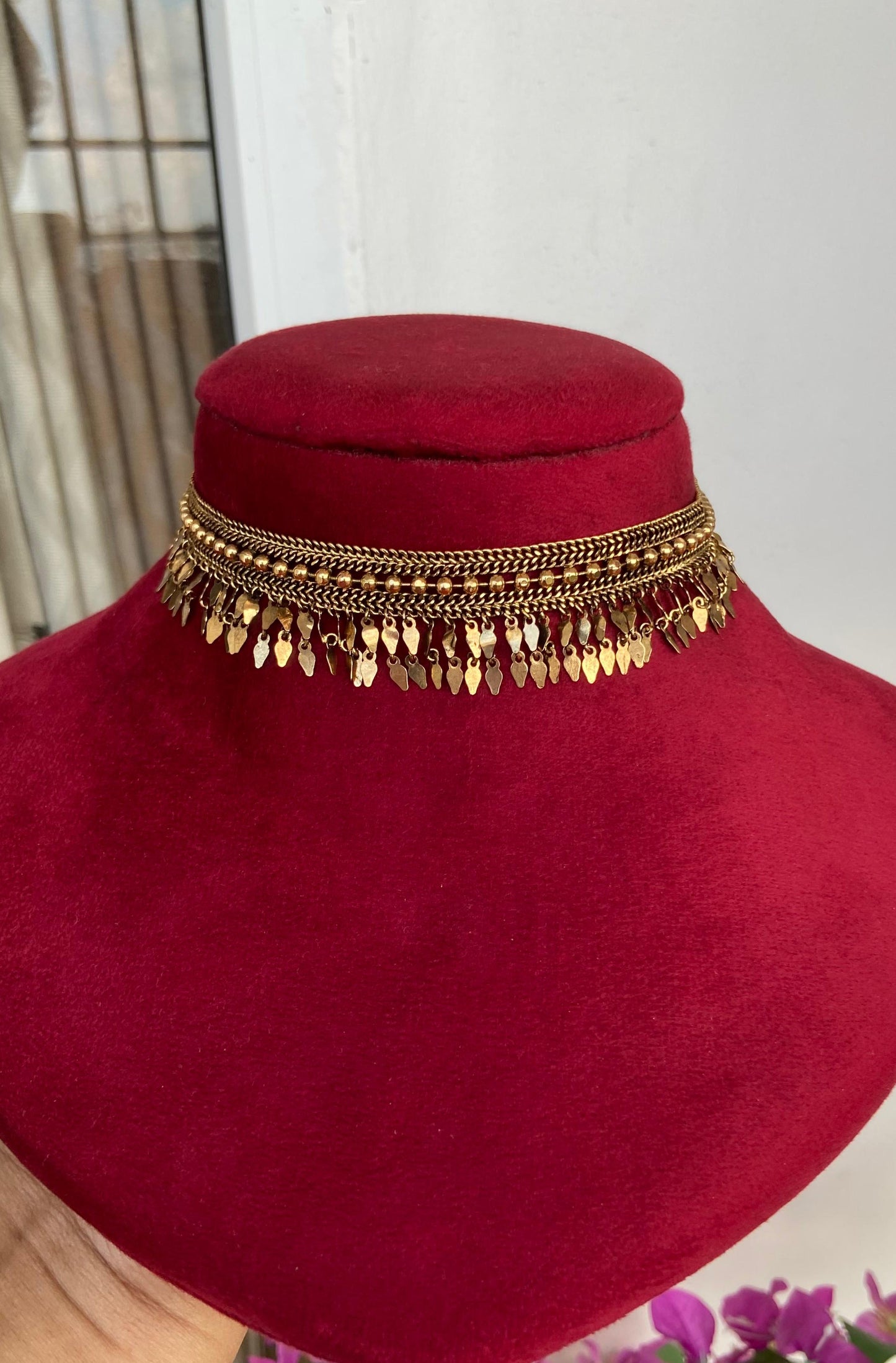 Tharika Antique Finish Hanging Elakathali