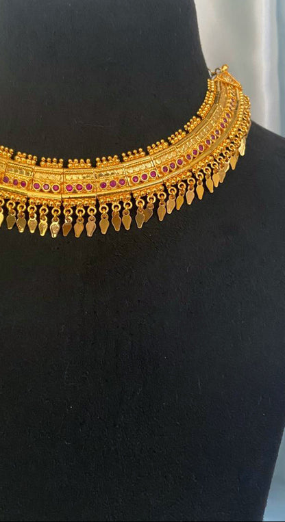 Traditional Poothali Necklace Set