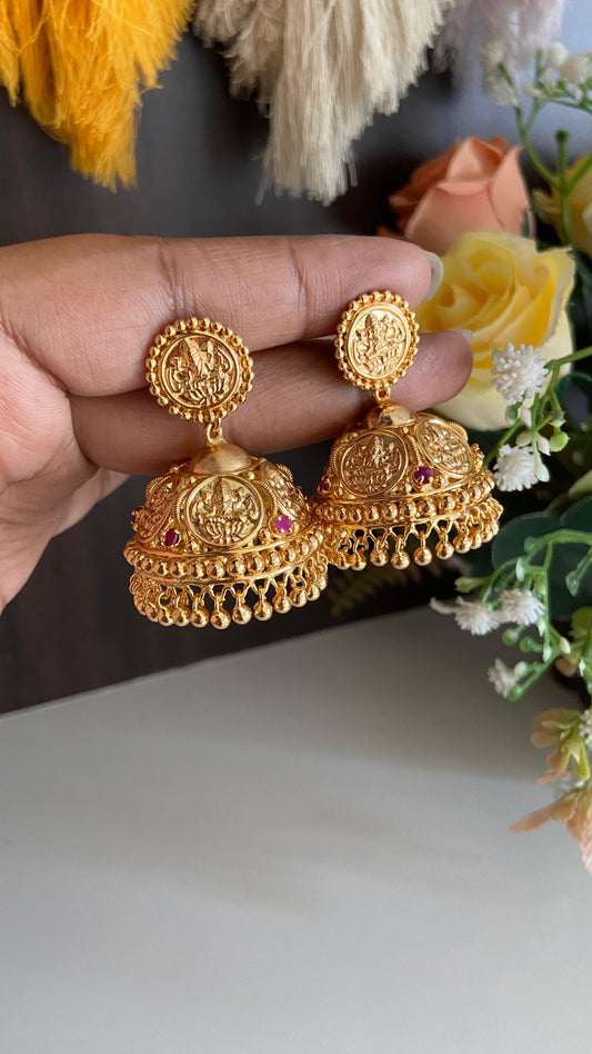 Gold Plated Coin Jumka