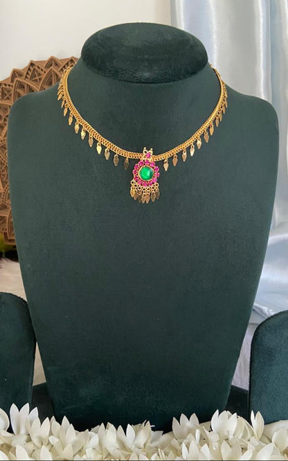 Simple Palakka Elakathali Necklace