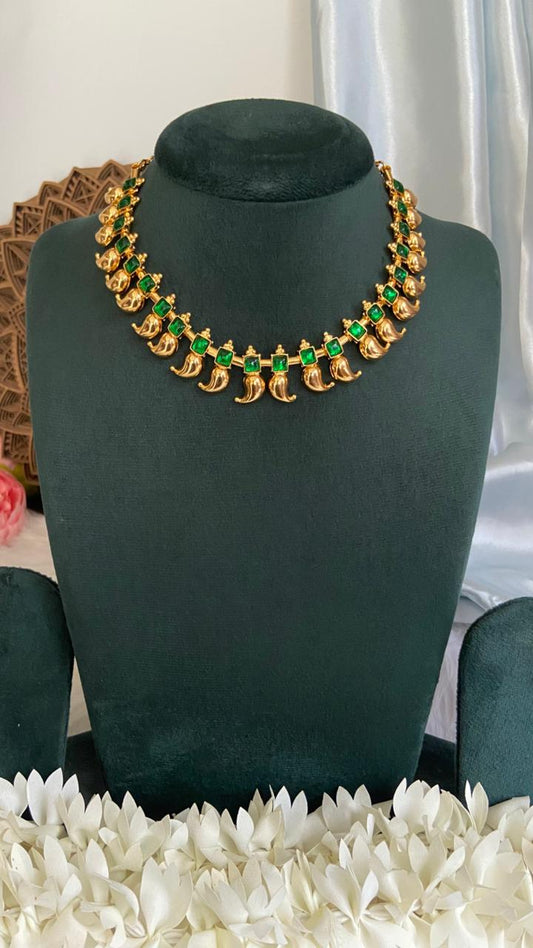Emerald Mango Necklace