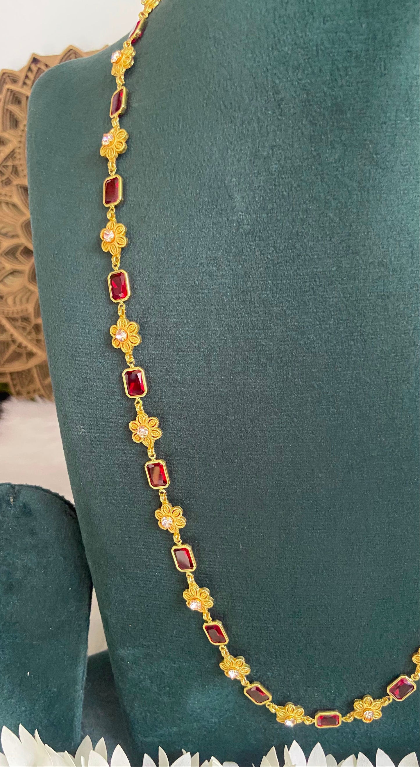 Navya Ruby Sufi Long Chain