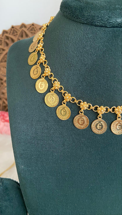 Regal Charm Non Idol Coin Necklace