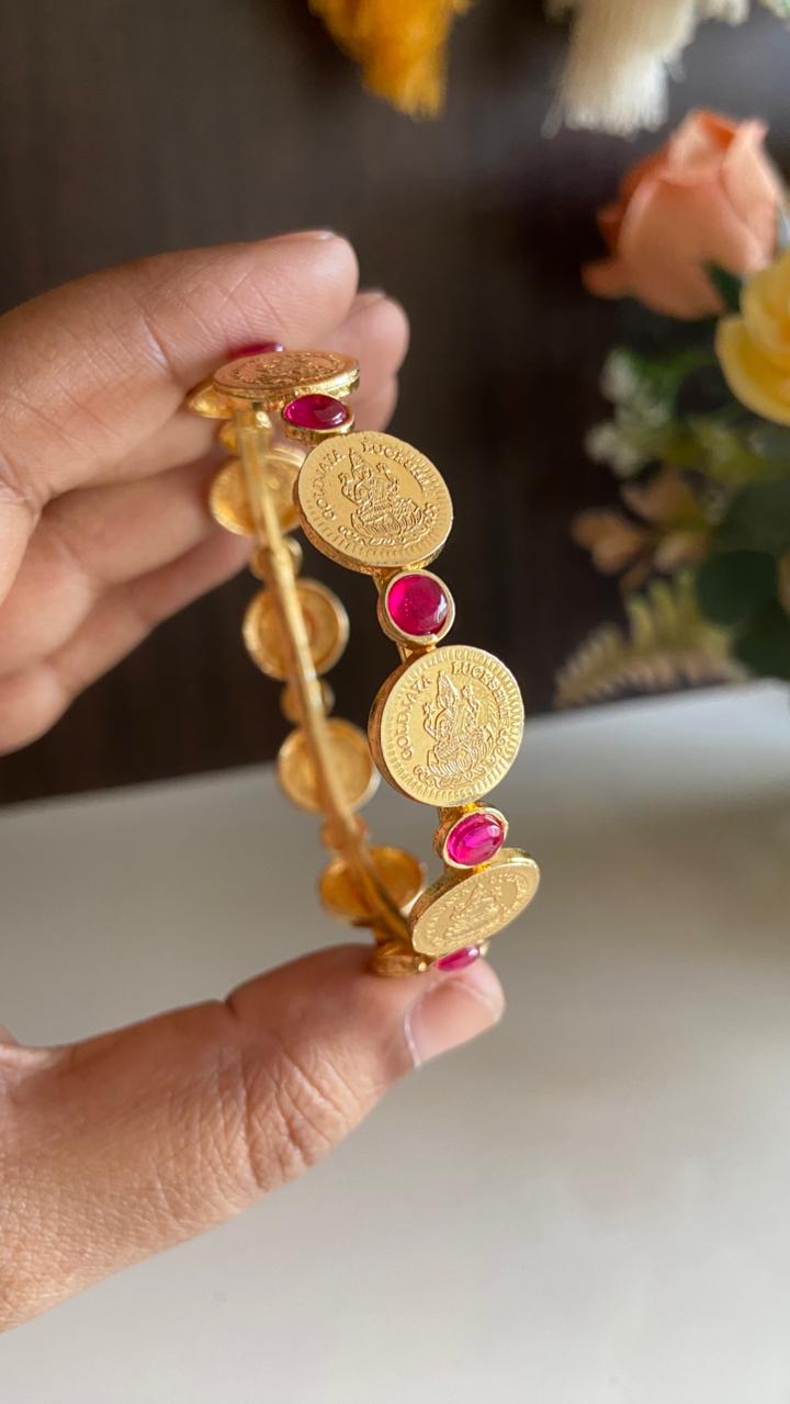 Premium Lakshmi Coin Bangles