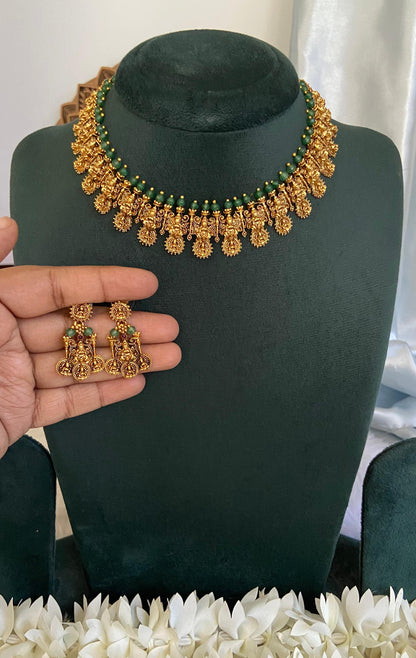 Indira Antique Necklace Set