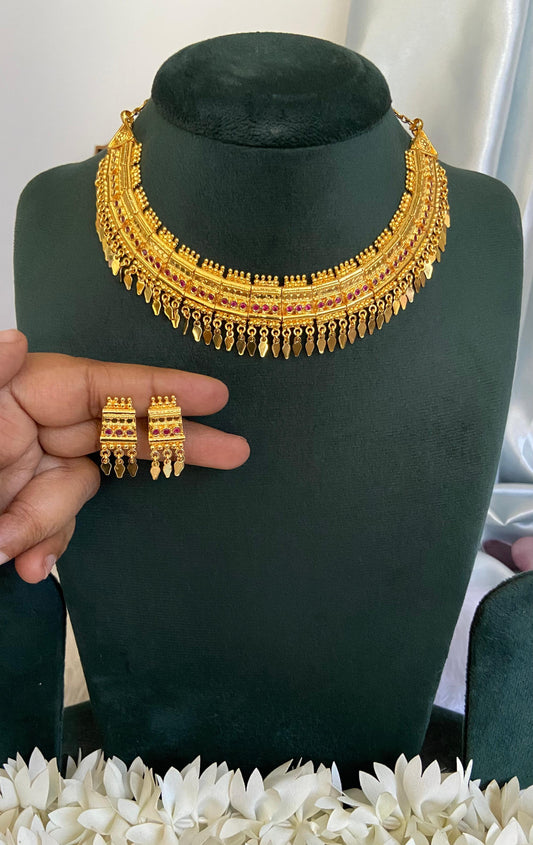 Traditional Poothali Necklace Set