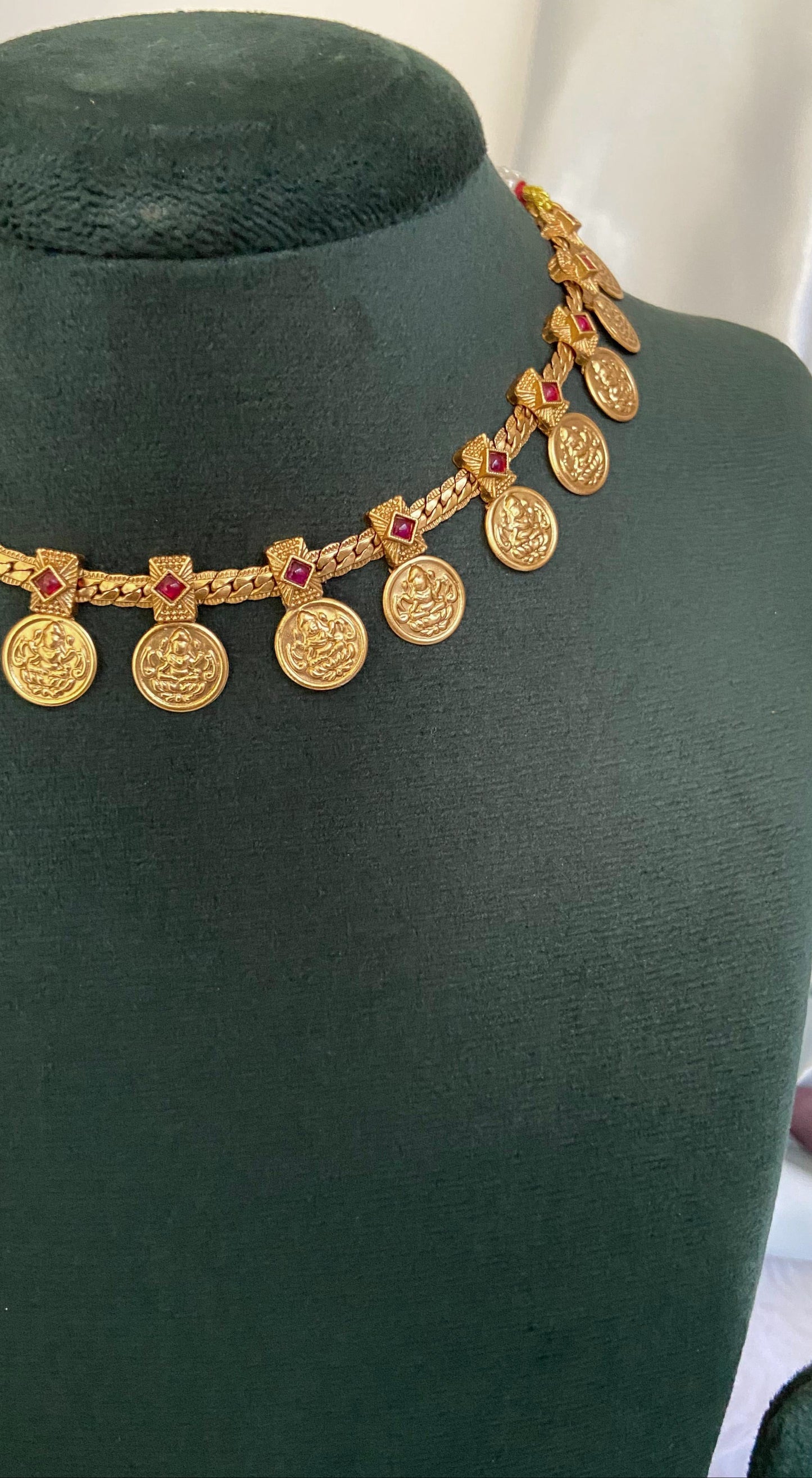 Bhagya Lakshmi Coin Necklace Set